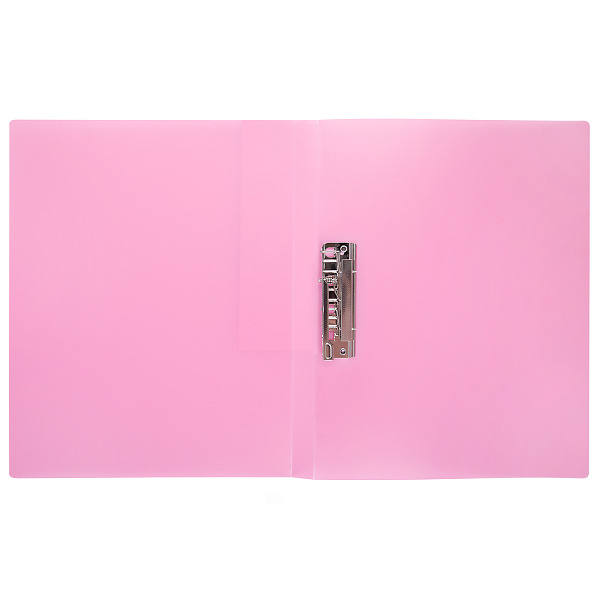 Папка с металлическим прижимом "Expert Complete" Trend ICEberries A4 700 мкм 20 мм лён 1 шт. клубника