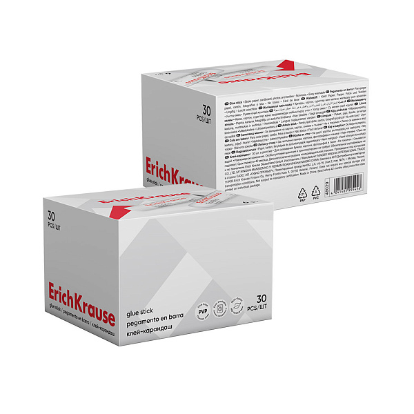 Клей-карандаш  06 г ErichKrause EasyStick, (в коробке-дисплее )