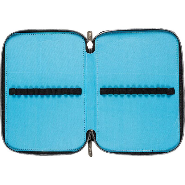 Пенал 2секц. д/мал. 210*140 "deVENTE. Ninja" для 44 пр. прямоугол. плотный текстиль на молнии