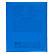 Тетрадь 18 листов в клетку, пластиковая обложка "Синяя", А5 60-65г/кв.м