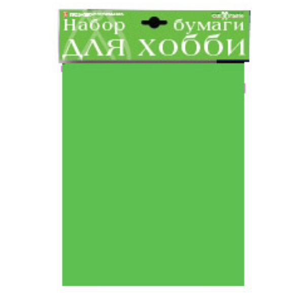 Набор бумаги для хобби А4 10 л. СВЕТЛО-ЗЕЛЕНЫЙ