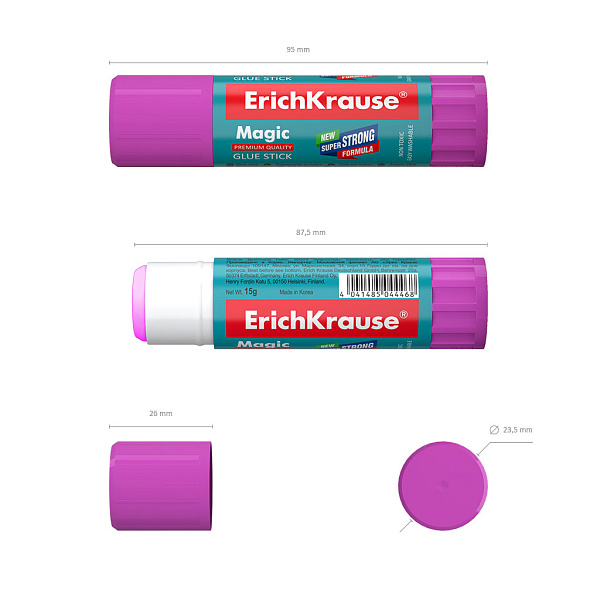 Клей-карандаш  15 г ErichKrause  Magic 