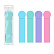 Набор из 4 закладок пластиковых ErichKrause® Diagonal Pastel, ассорти (в пакете)