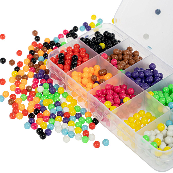 Набор для творчества Bondibon Аквамозаика бусины (10 цветов, 1000 шт)
