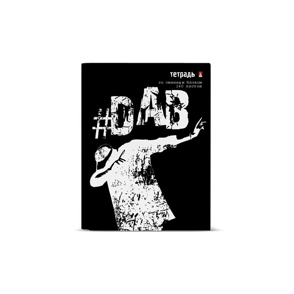 Тетрадь на кольцах 160 л. А5 "DAB" со смен. блоком 