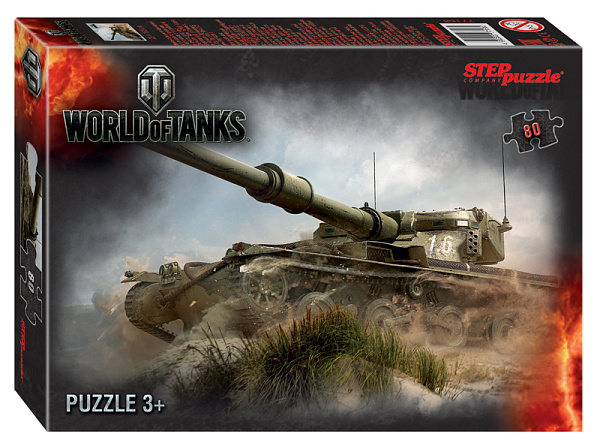 Пазлы 80 эл. "World of Tanks" (Wargaming) (8видов)