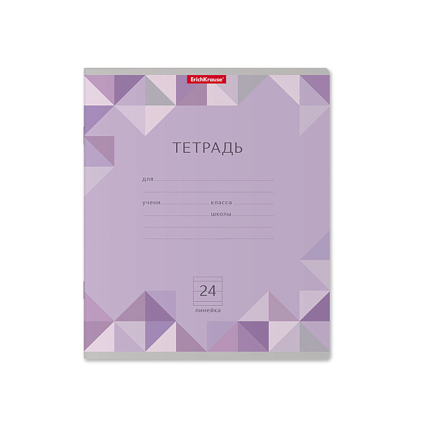 Тетрадь 24 листа в линию "Optima Letters" ассорти ErichKrause®
