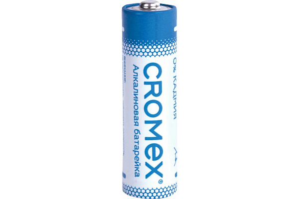 Батарейки алкалиновые "пальчиковые" КОМПЛЕКТ 40 шт, CROMEX Alkaline, АА(LR6,15А) в коробке