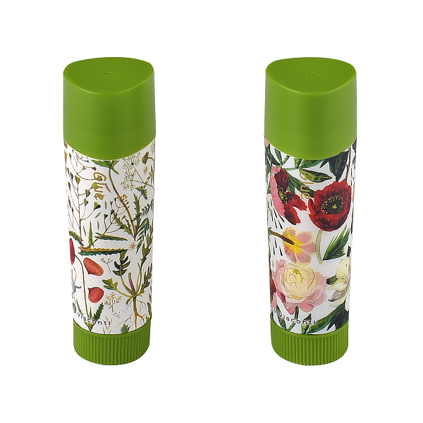 Клей-карандаш  15 г "FLORA. Bloom flowers" на PVP основе