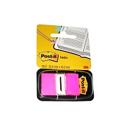 Закладки Post it (индекс) ярко-розовая, 50 шт. шир.2,5см