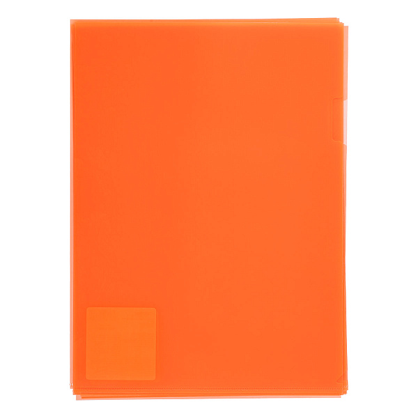 Папка - уголок A4 "Expert Complete" Trend NEON 180 мкм волокно оранжевый