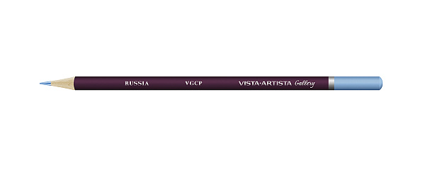 Карандаш цветной художественный "VISTA-ARTISTA" "Gallery"  заточенный 502 Голубой холодный (Pastel blue)