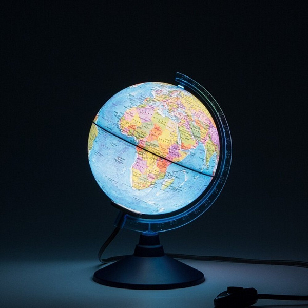 Глобус Политический с подсветкой 150 мм. КлассикЕвро
