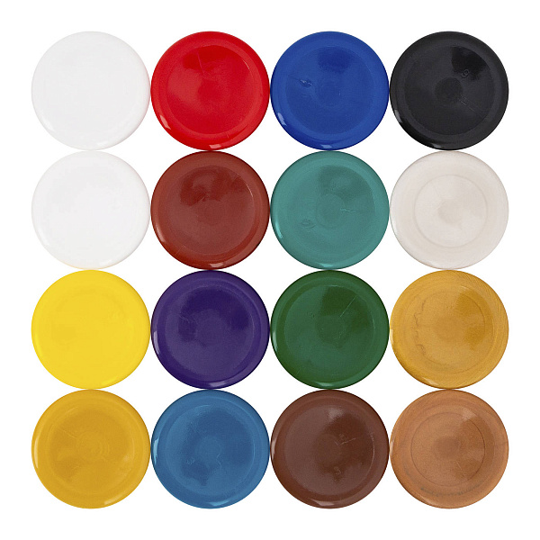 Гуашь 16 цв. 20 мл. "Сонет"