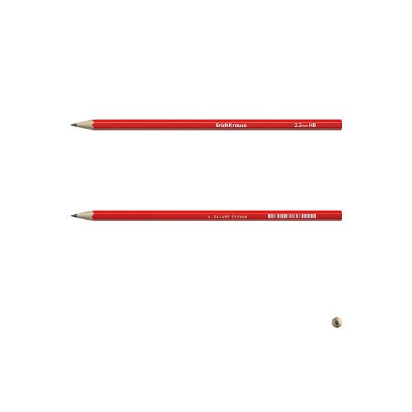 Карандаш ч/г ErichKrause® Classic 100 HB Пластиковый шестигранный (в коробке)