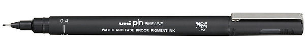 Линер Uni PIN04-200(S) черный, 0.4 мм.