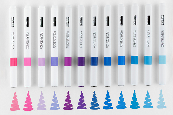 Набор маркеров-кистей акриловых "SKETCH&ART" 36 ЦВ.