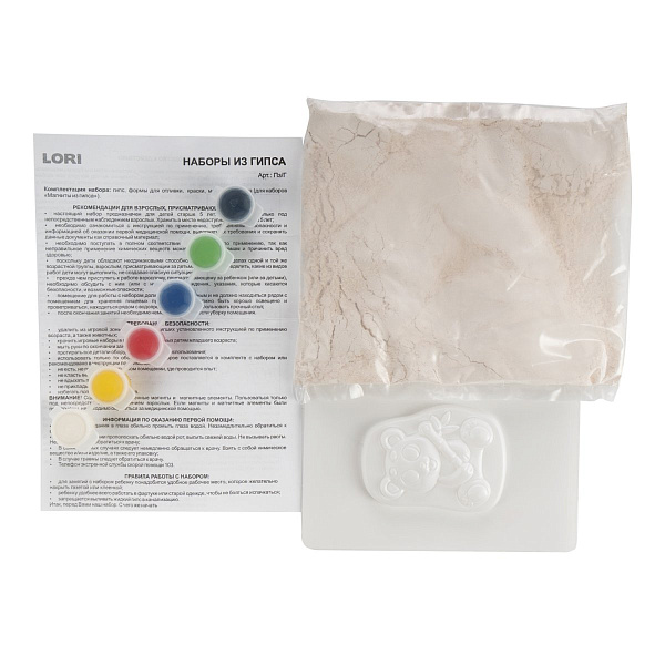 Барельефы из гипса "Весёлая панда"