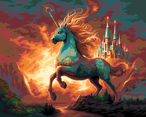 Картина по номерам 50*40 "Хранитель королевства" "ФРЕЯ"