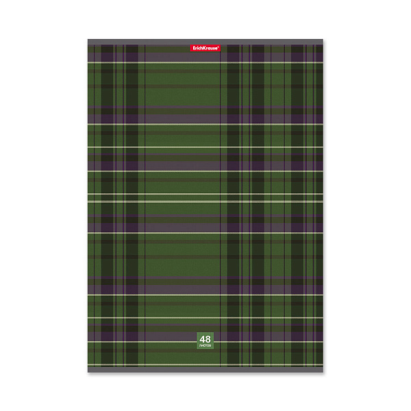 Тетрадь А4 48 л. кл. ErichKrause "Scottish Cage" MIX_PACK