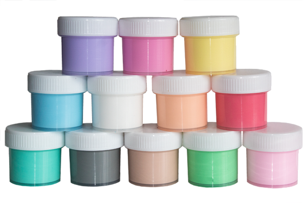 Акрил 12 цв. 20 мл. Луч пастель