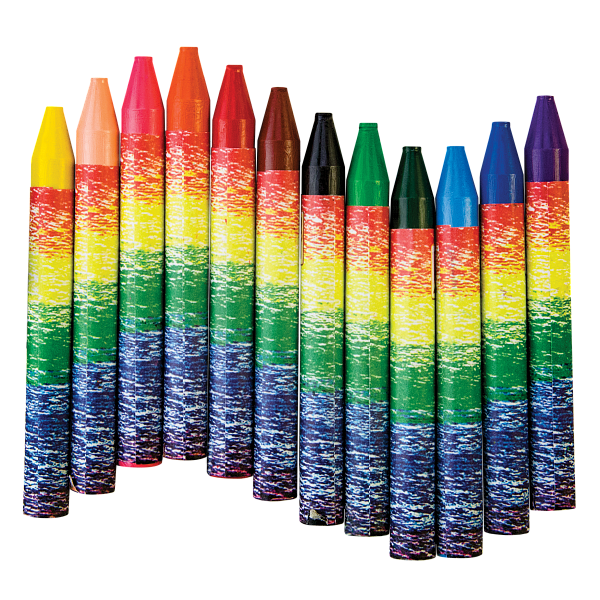 Мелки восковые на масляной основе 12 цв. Луч "Фантазия"  