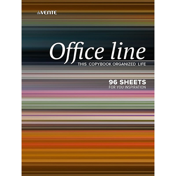Тетрадь А4 96 л. кл. на спирали "deVENTE. Office line" блок офсет 60 г/м², обложка целлюлозный карто