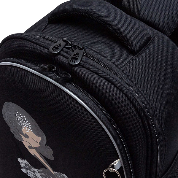 Рюкзак школьный с обвесом (/1 черный)