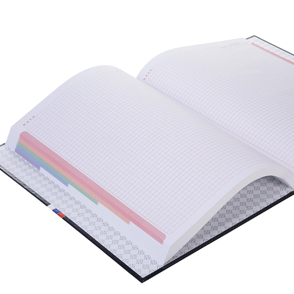 Бизнес-блокнот А4 120 л. кл. тв.переплет "Моя страна" 210х290мм 5-цв. блок глянц. ламин. запечат. форзац 