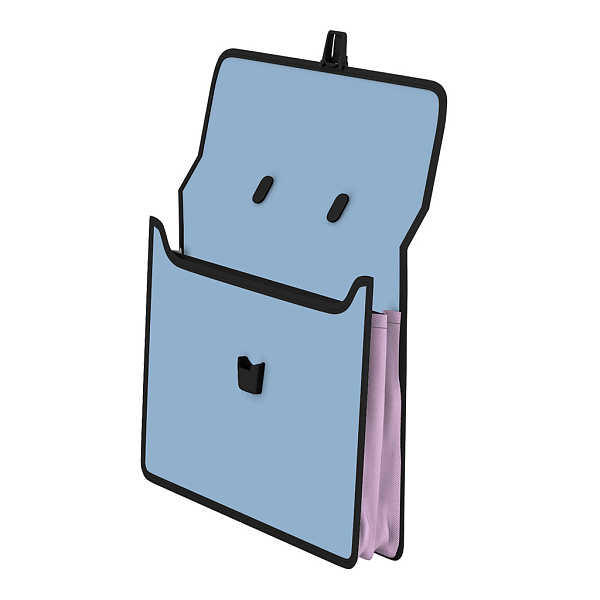 Портфель 2 отд. "ErichKrause Matt Manga",с текстильной вставкой, A4, ассорти