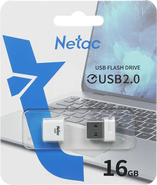 Флеш Диск Netac 16GB U116  USB2.0 белый