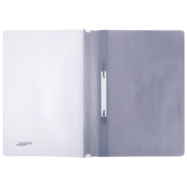 Скоросшиватель A4 "Expert Complete" Premier 140/180 мкм волокно серый NEW