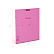Тетрадь 12 л. лин. пластиковая обложка ErichKrause Классика CoverPrо Neon fizzy, розовый, А5+, на скобе 