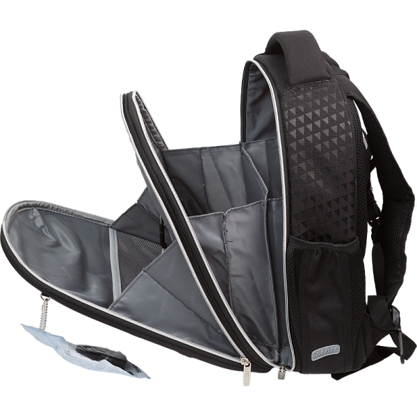 Рюкзак школьный "deVENTE. Choice Lite. Headphones" жесткий 38x29x17 см (17 л) вес 800 г, 1 отд. на молнии с разделителями для учебников, 1 отделение с органайзером, 2 боковых кармана сеткой на резинке, эргономичная формоустойчивая вентилируемая спинк