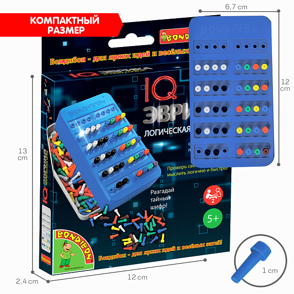 Логическая игра Bondibon IQ Эврика премиум-издание