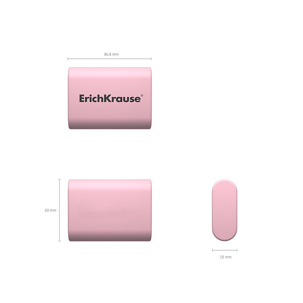 Ластик ErichKrause Sponge Pastel (в коробке )