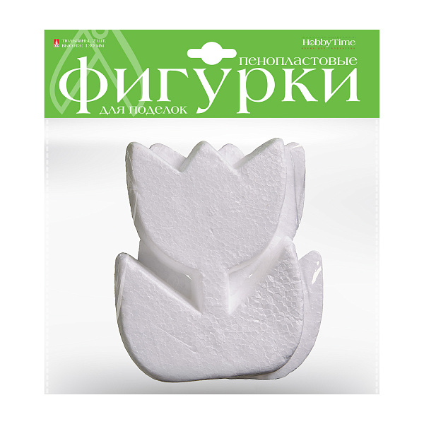 Пенопластовые фигурки "ТЮЛЬПАН", 130 ММ, 2 ШТ.