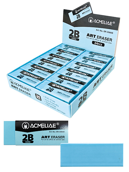 Ластик художественный твердый 2В Acmeliae