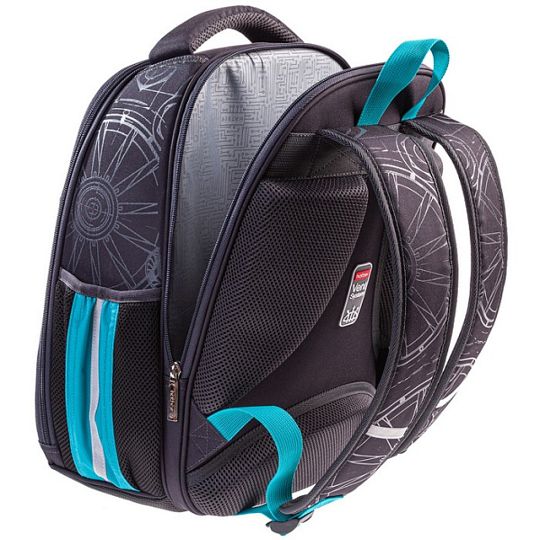 Рюкзак Hatber ERGONOMIC plus -СКУТЕР- 38Х29Х16 СМ EVA материал светоотраж. 2 отделения 2 кармана в комплекте с термосумкой