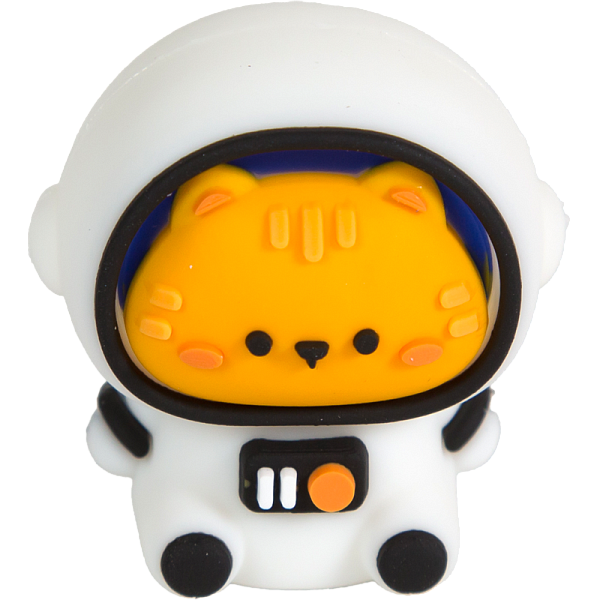 Точилка 1 отв. deVENTE. Space Team, пластиковая с покрытием Soft 