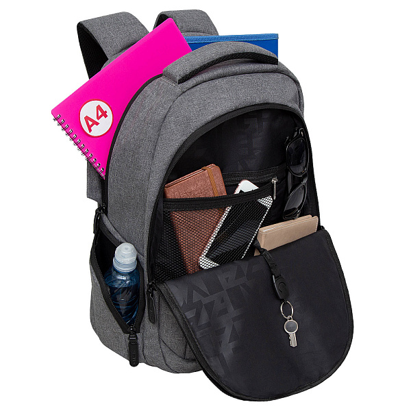 Рюкзак (/5 серый - черный)