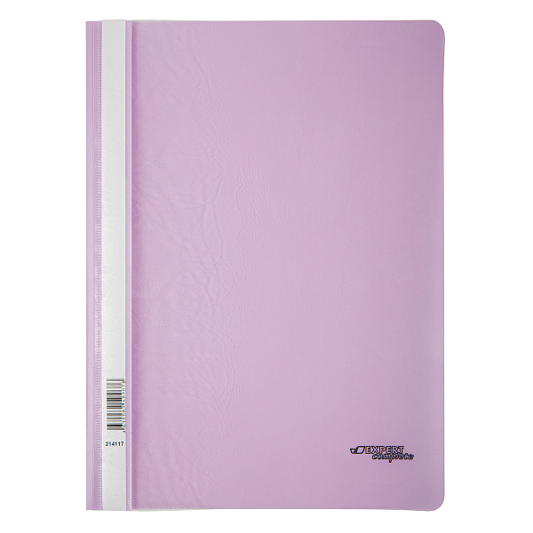 Скоросшиватель A4 140/180 мкм волокно лиловый "Expert Complete" Trend Pastel