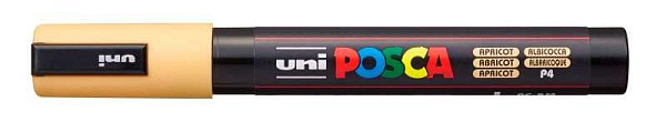 Маркер акрил. POSCA PC-1M абрикосовый, 0.7 мм,пулевидный наконечник