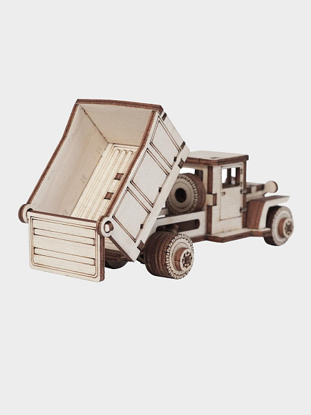 Конструктор из дерева "Армия России" Грузовик Самосвал