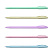 Набор из 4 ручек шариковых ErichKrause Neo® Stick Pastel 0.7, Super Glide Technology, цвет чернил синий (в пакете)