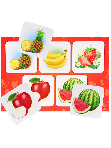 ЛОТО (30 фишек) + ПАЗЛЫ 24 эл. ДЛЯ МАЛЫШЕЙ