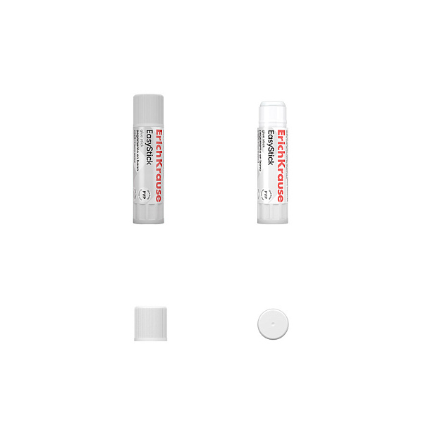 Клей-карандаш  06 г ErichKrause EasyStick, (в коробке-дисплее )