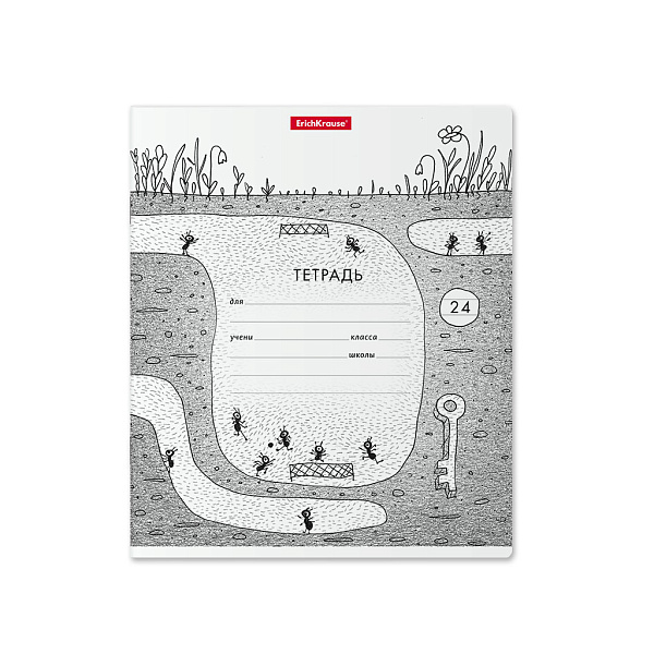 Тетрадь 24 листа в линию "Муравьишки" ErichKrause®