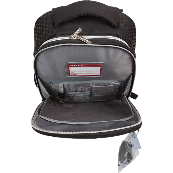 Рюкзак школьный "deVENTE. Choice Lite. Headphones" жесткий 38x29x17 см (17 л) вес 800 г, 1 отд. на молнии с разделителями для учебников, 1 отделение с органайзером, 2 боковых кармана сеткой на резинке, эргономичная формоустойчивая вентилируемая спинк