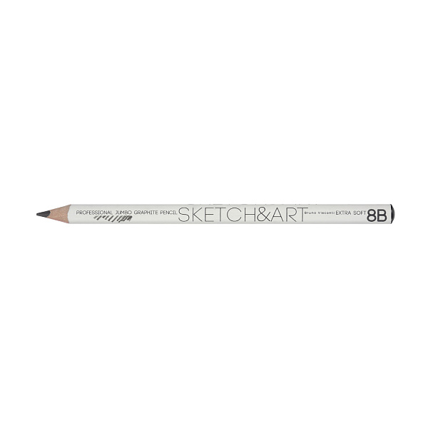 Карандаш ч/г "Sketch&Art. Jumbo" 8В, 4 MM 
